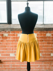 Mustard Crinkle Skirt